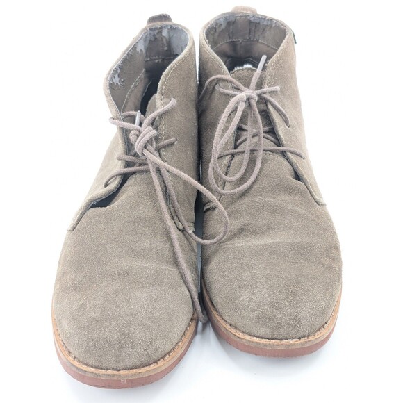 GH Bass & Co Tan Elspeth Sea Rock Suede Leather Lace up Chukka Boots Size 7 - Picture 4 of 9